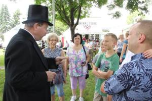 Gaining some votes in Owatonna