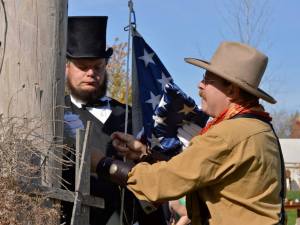 TR and Lincoln. Photo by Mike Huerkamp