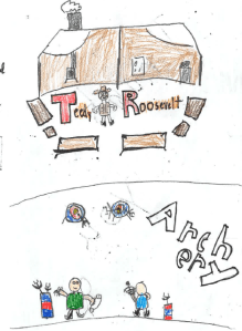 Theodore Roosevelt Camp drawing